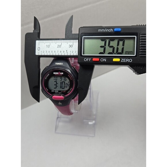 Womens Timex Ironman Triathlon 10 Lap Digital Watch Indiglo Alarms New Battery - Picture 5 of 11